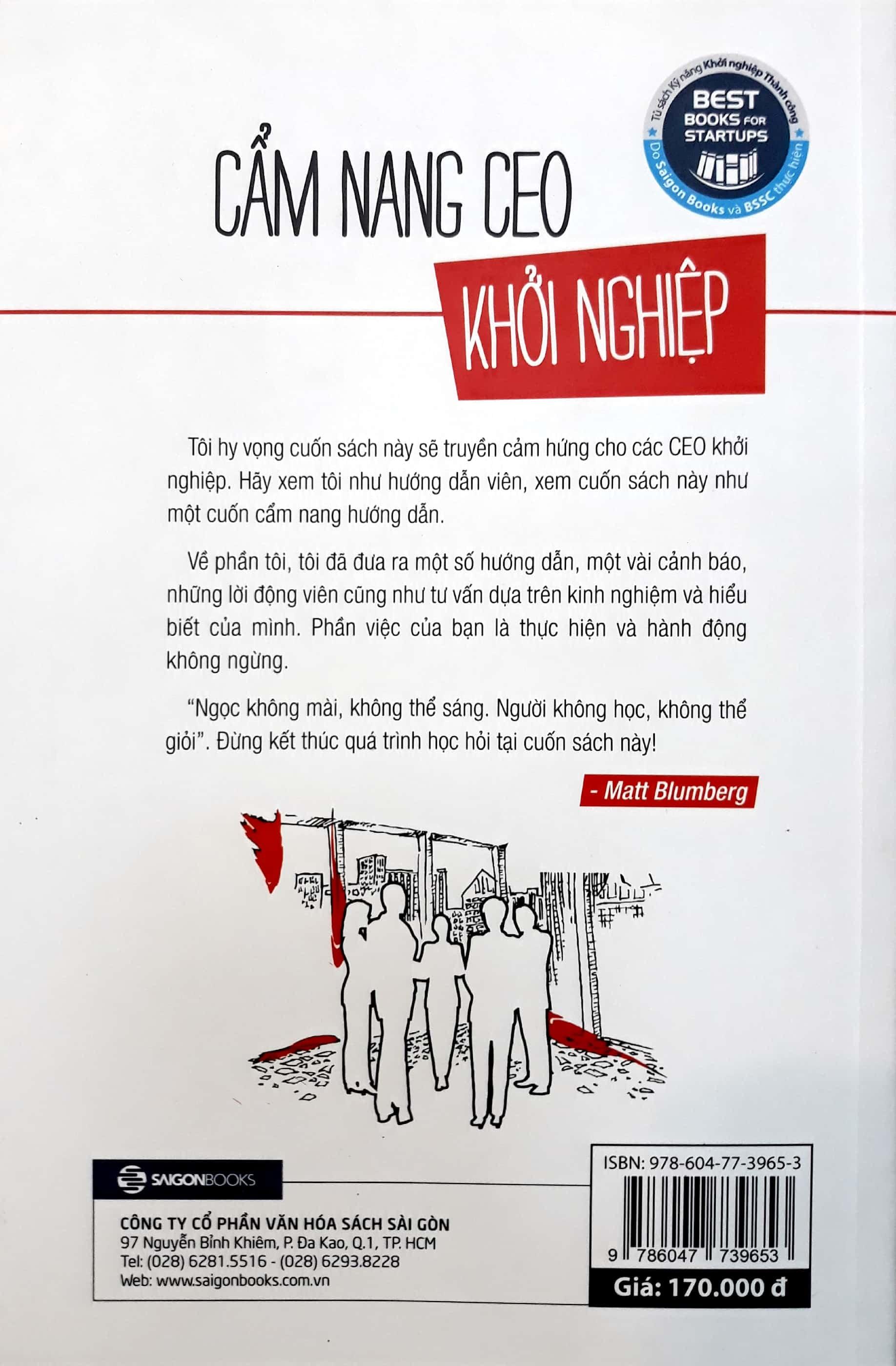 Sách Cẩm Nang CEO Khởi Nghiệp