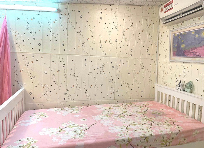 Bộ 15 Tấm Xốp Dán Tường Gỗ Sao Cách Âm, Chống Va Đập, Bền Đẹp, Sang Trọng