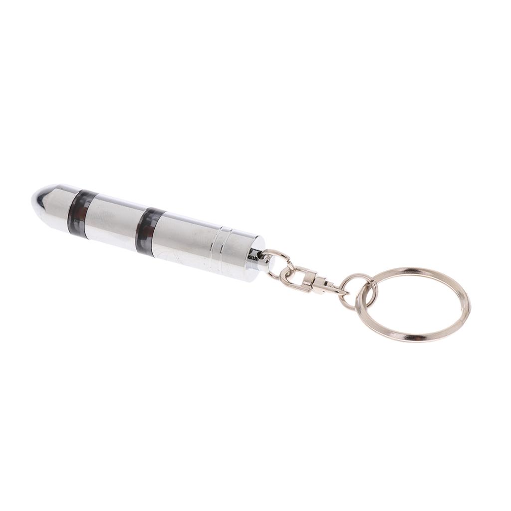 Car Mini Anti Static Electricity Remover Key Chain Keyring Black