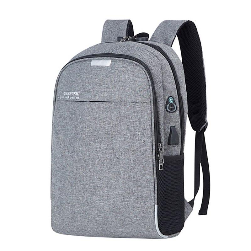 Shellnail Chống Nước Laptop Ba Lô Du Lịch Đa Năng Chống Trộm Dành Cho Nam Giới Tính Ba Lô USB Để Sạc Cho Macbook iPad