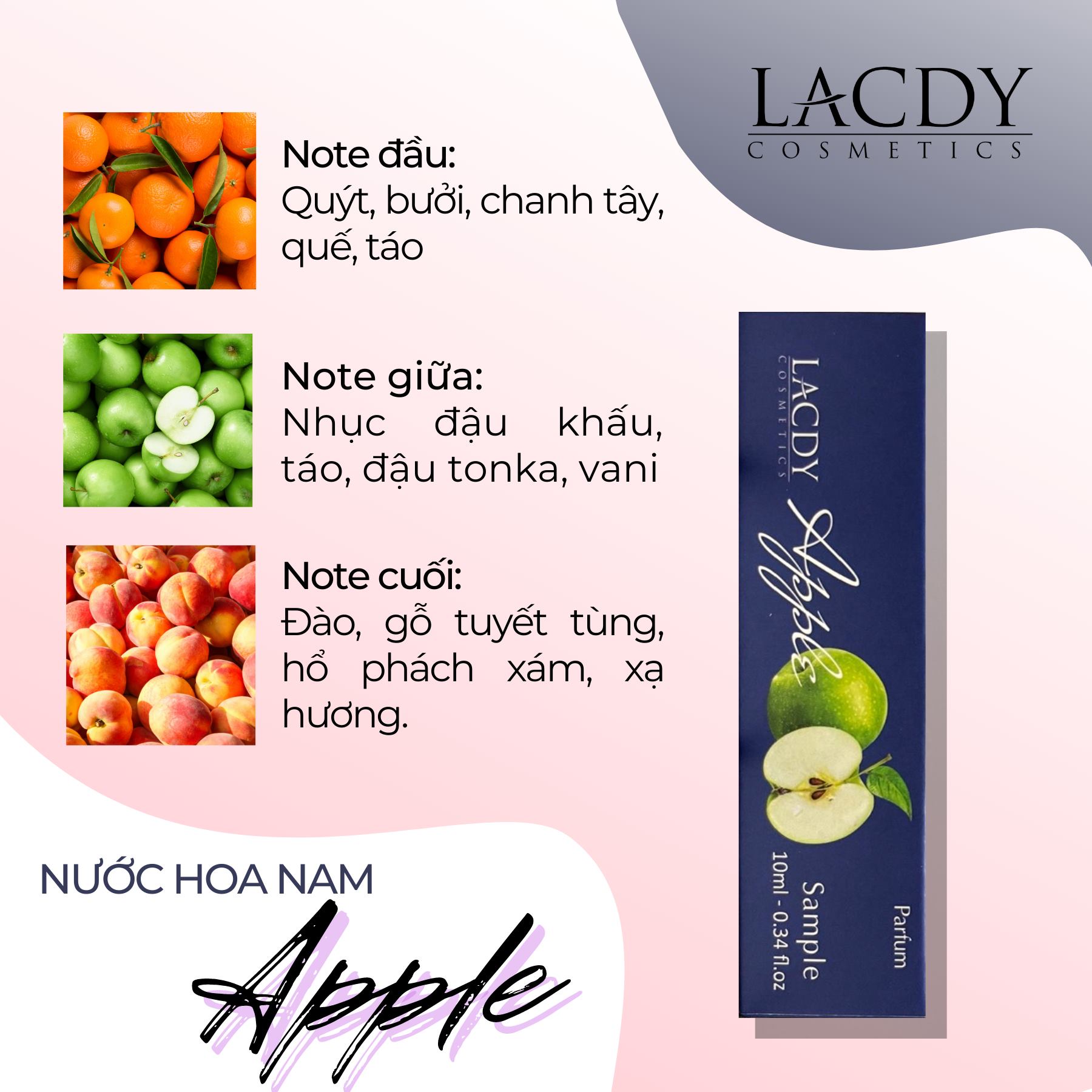 Nước hoa mini Apple 10ml -L017F