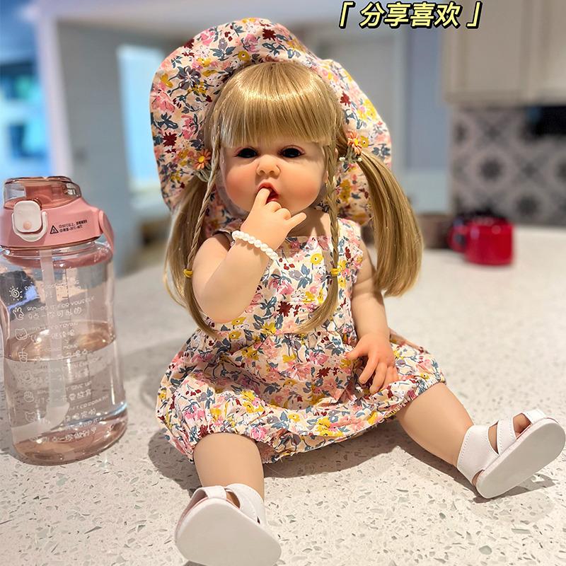 Búp Bê Barbie 55cm Bằng Silicon Mềm Dùng Trang Trí Chuyển phát nhanh