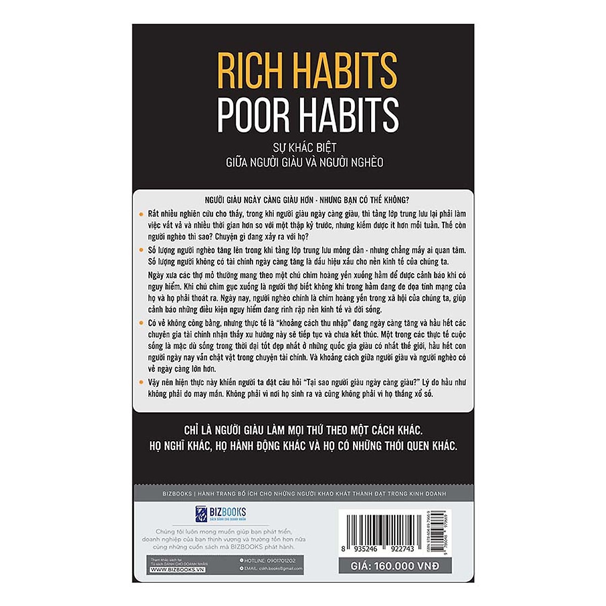 Rich habits, Poor habits: Sự khác biệt giữa người giàu và người nghèo (TẶNG Kèm Bút Phản Quang )