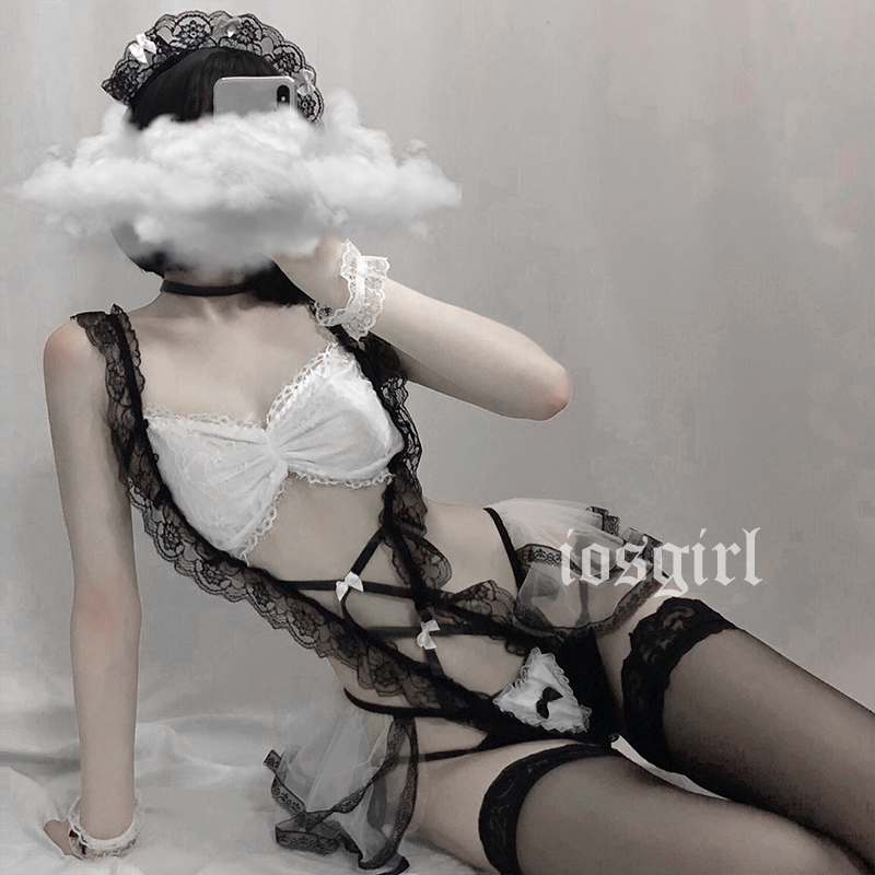 Đồ ngủ sexy gợi dục Cosplay cô hầu gái quyến rũ giúp việc