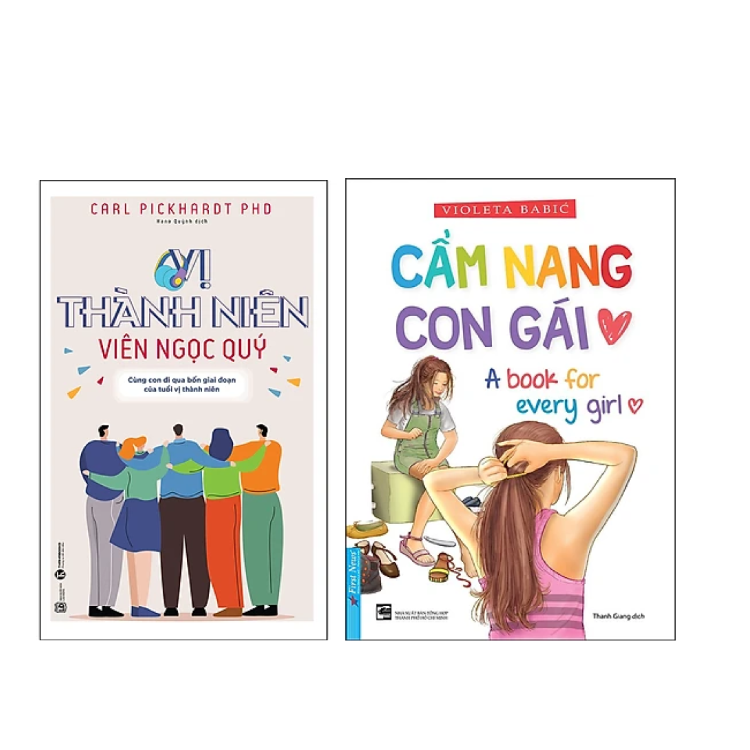 Combo 2Q Sách Tâm Lí Tuổi Teen : Vị Thành Niên Viên Ngọc Quý - Cùng Con Đi Qua Bốn Giai Đoạn Của Tuổi Vị Thành Niên +  Cẩm Nang Con Gái (Tái Bản)