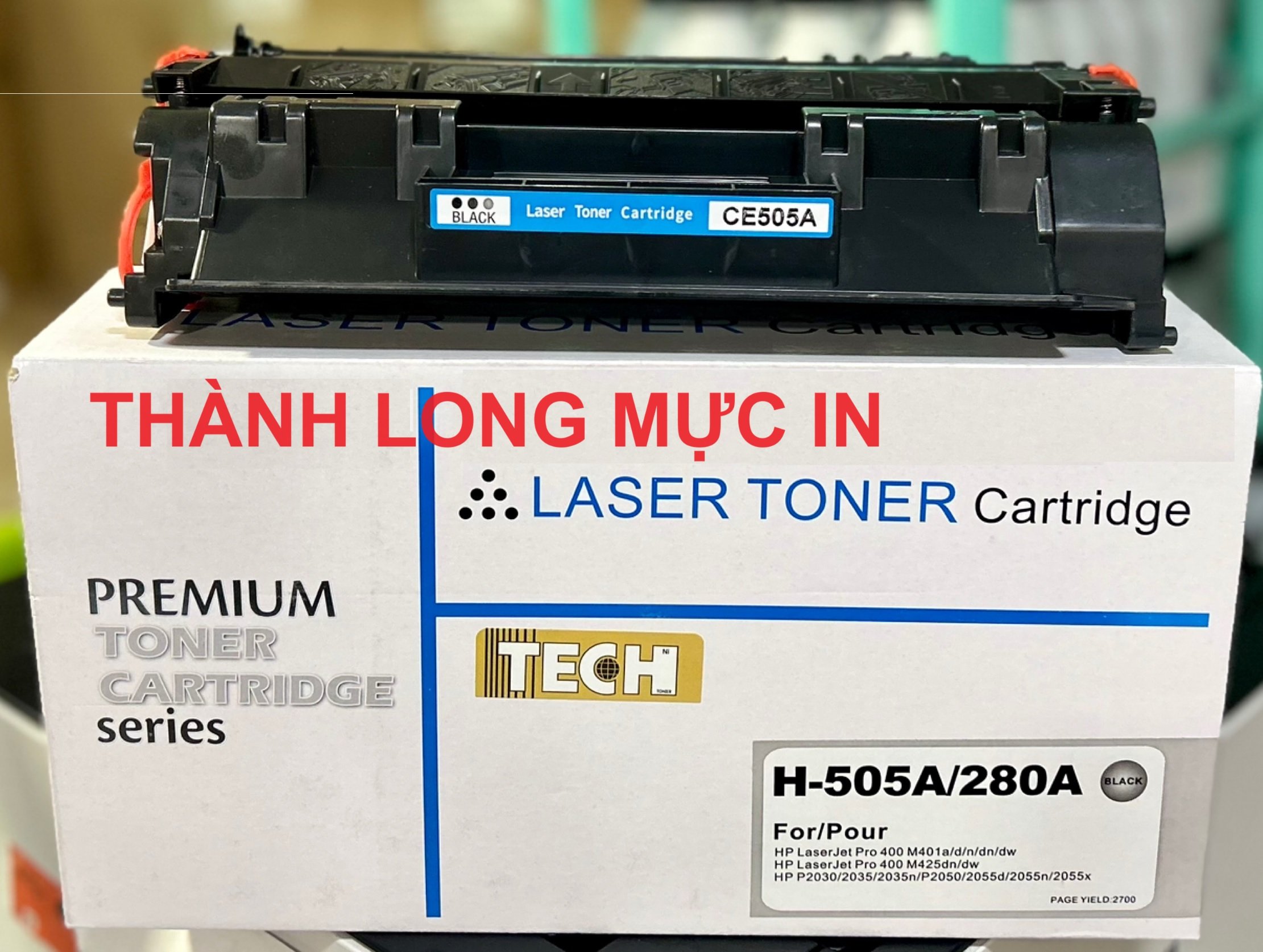 Hộp mực 05A/80A dành cho Canon LBP 6300DN, HP 2035 2055 HP Pro 400 MFP M425dn,M401d, M401n, M401dn Hàng chính hãng Alpha Cartridge