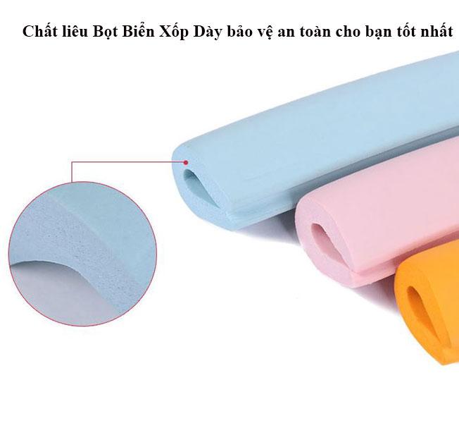 Dây Bọt Biển Bọc Cạnh Bàn, Cạnh Sắt, Dài 2M Chữ U Kèm Băng Dán ( Giao Màu Ngẫu Nhiên ) - Hàng Chất Lượng