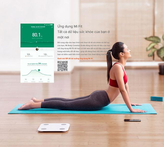 Cân điện tử thông minh Xiaomi Body Composition Scale 2 - Chính hãng