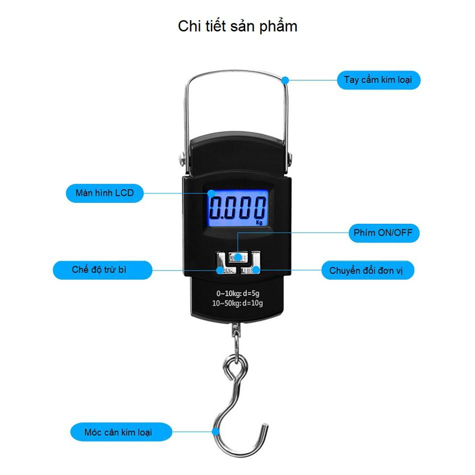 Cân móc điện tử 50kg/5g S50KGM