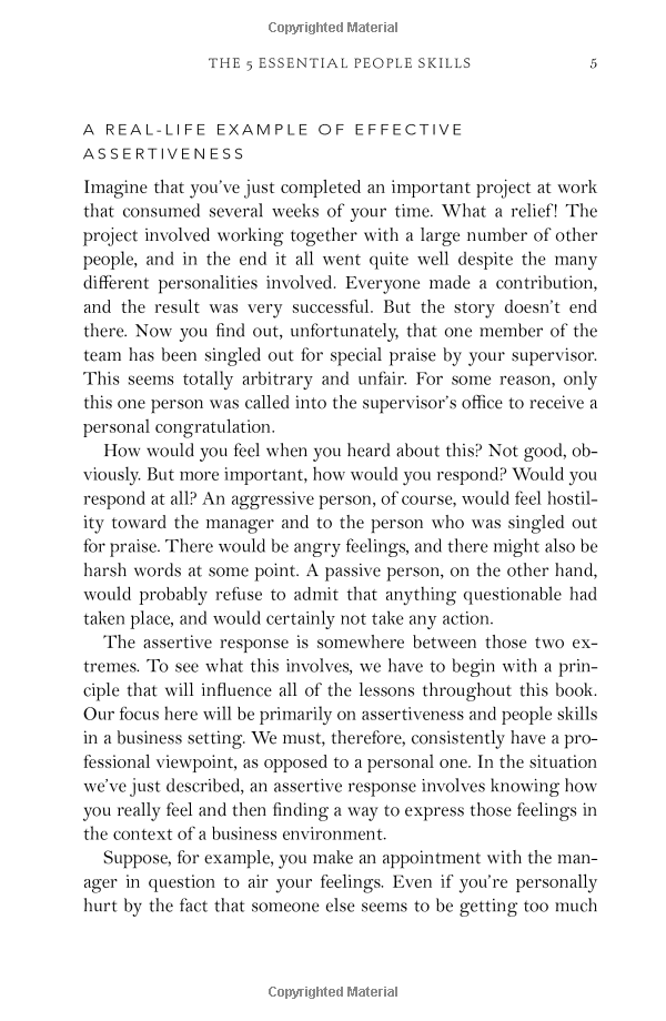 The 5 Essential People Skills: How to Assert Yourself, Listen to Others, and Resolve Conflicts (Dale Carnegie Training)