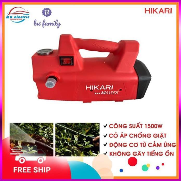 Máy rửa xe mini, Máy xịt rửa cao áp HK-H3 - Có áp chống giật + Chống cháy