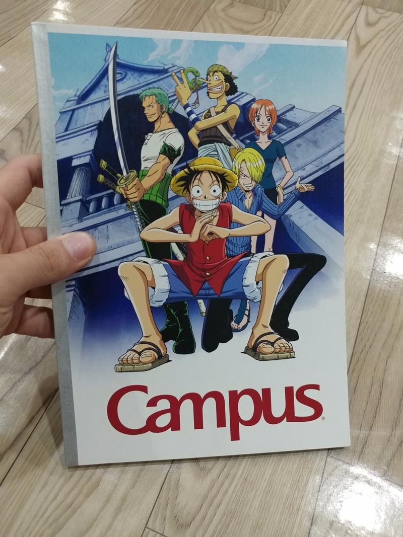 Vở Campus One Piece Legend 4 Ô Ly Ngang 200 Trang B5 NB-BOPL200