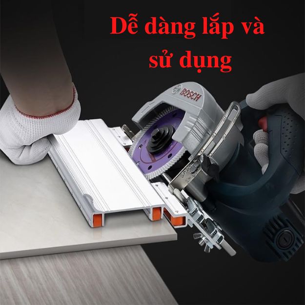 Bàn mòi 45 độ ốp lát gạch xây dựng dài 25cm x rộng 17cm, bàn ga líp cắt cạnh gạch giúp thi công ốp gạch nhanh đẹp hơn
