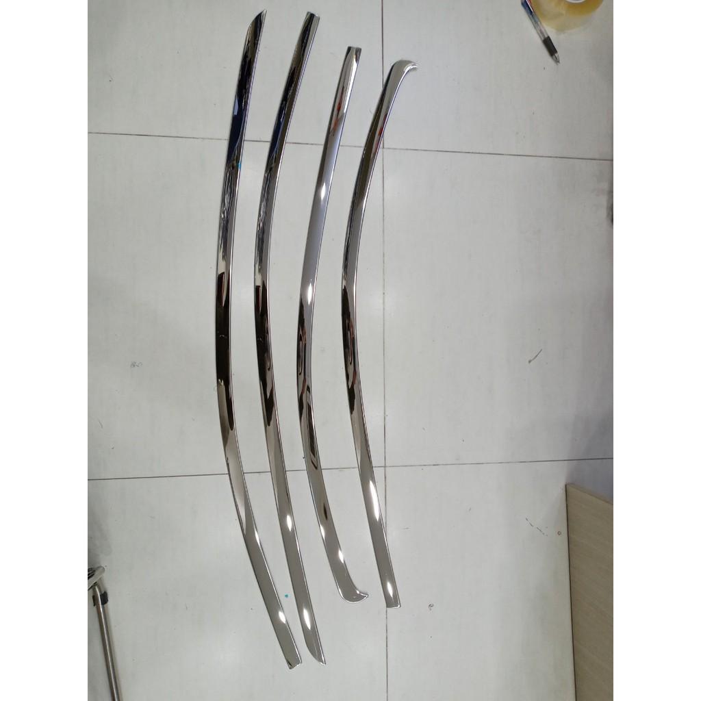 Viền Cong + Nẹp Chân Kính Dành Cho Xe Honda City 2021 Chất Liệu Inox Cao Cấp