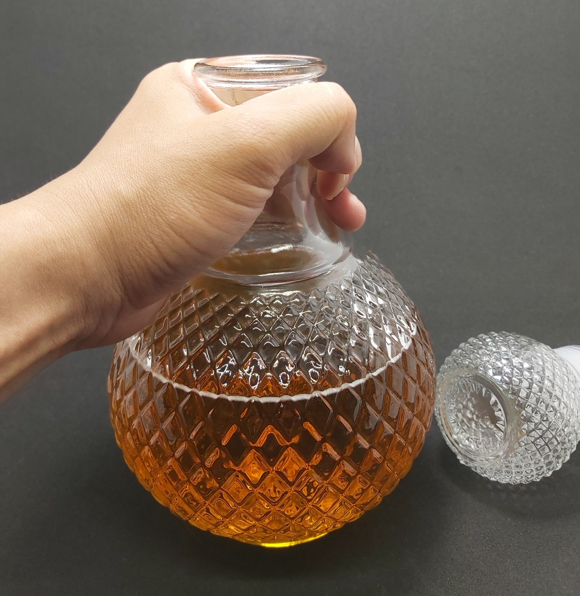 Bộ Chai Thủy Tinh Đựng Rượu cao cấp - Vỏ Chai Rượu Đẹp
