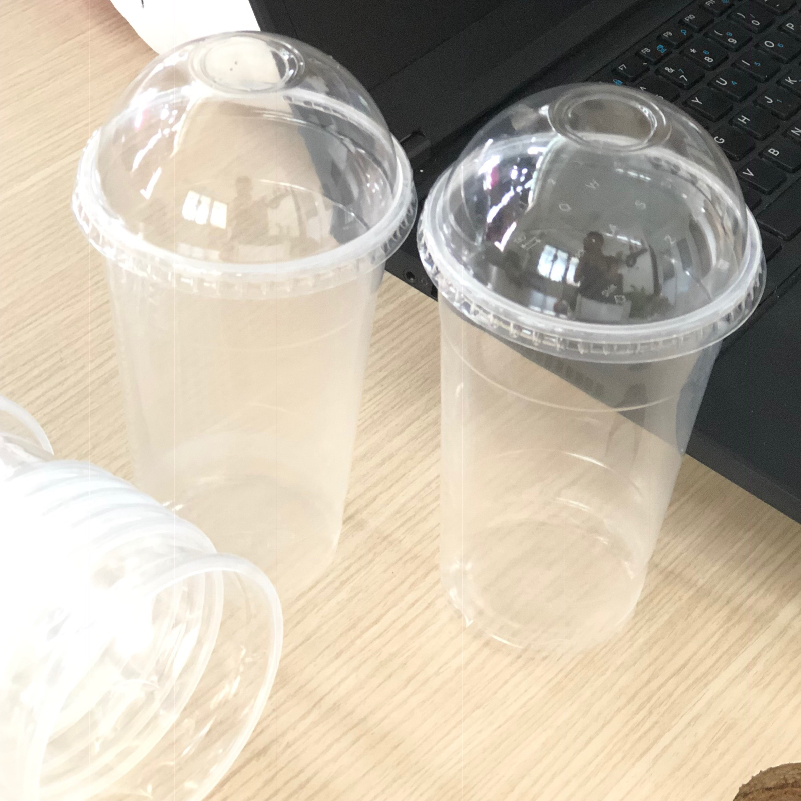 50 Ly Nhựa HỮU PHONG Cao Cấp 700ml Kèm Nắp Cầu Dùng 1 Lần, An Toàn, Đựng Nước ép, Trà sữa