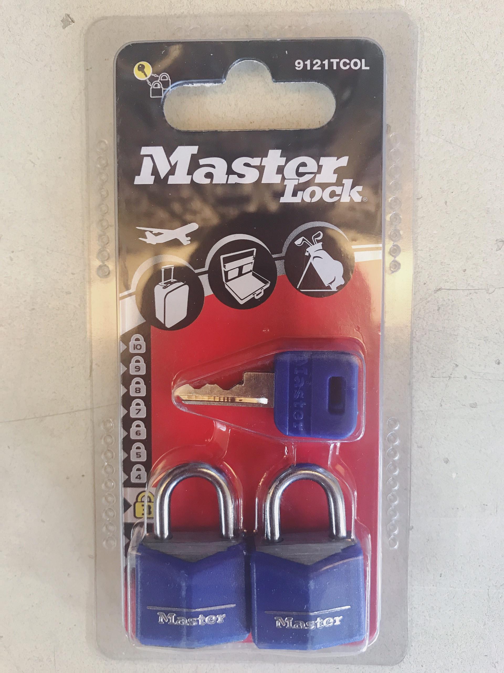 Khóa Vali du lịch Master Lock 9121TCOL nhiều màu