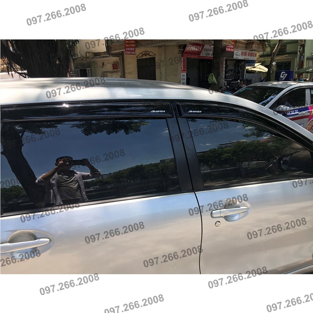 Vè Che Mưa Xe Toyota Avanza 2018-2022, Nhựa đen cao cấp