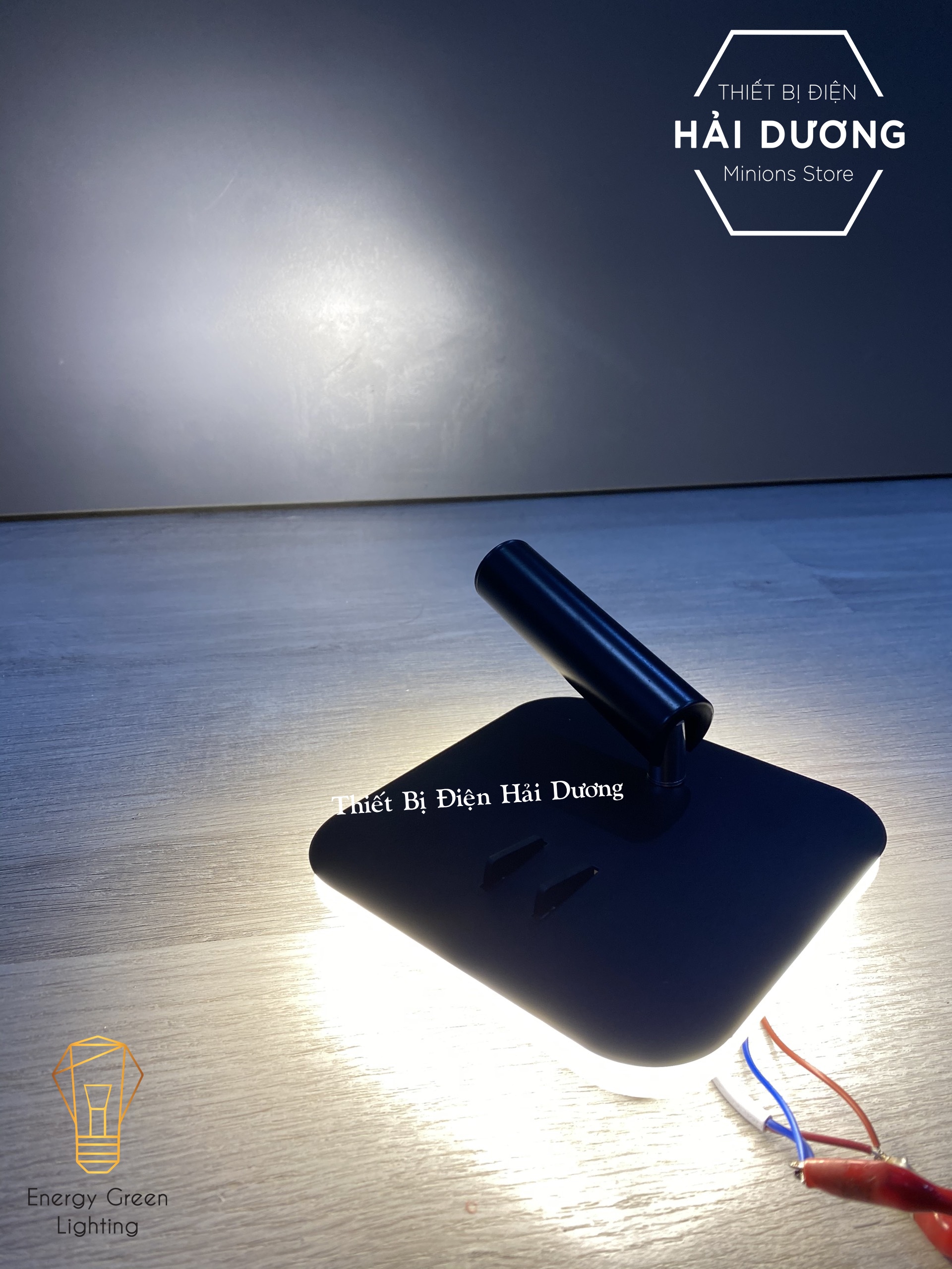 Đèn Led Gắn Tường Chiếu Điểm DT-801 - Đèn Soi Tranh Đèn Đọc Sách Thay Đổi Được Góc Chiếu - Ánh Sáng Vàng - Có Video