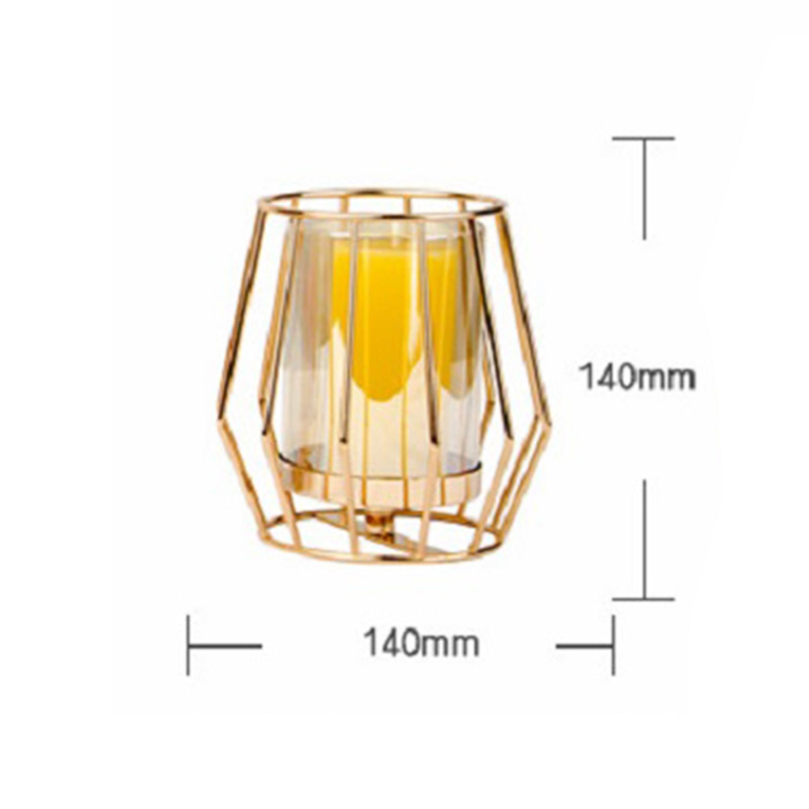 Iron Candle Holder Tealight Candlestick  Flower Vase Event Decor