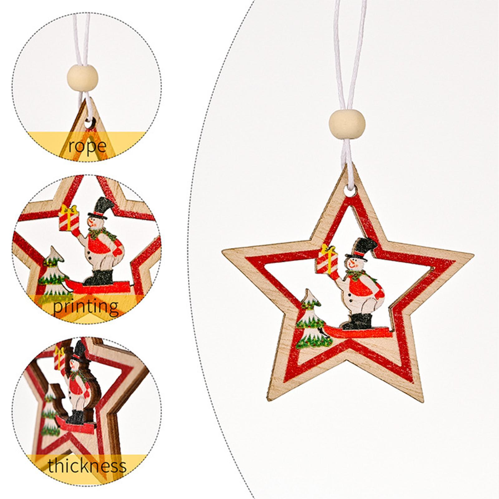 Christmas Hanging Ornaments DIY Crafts Background for Outdoor Shop