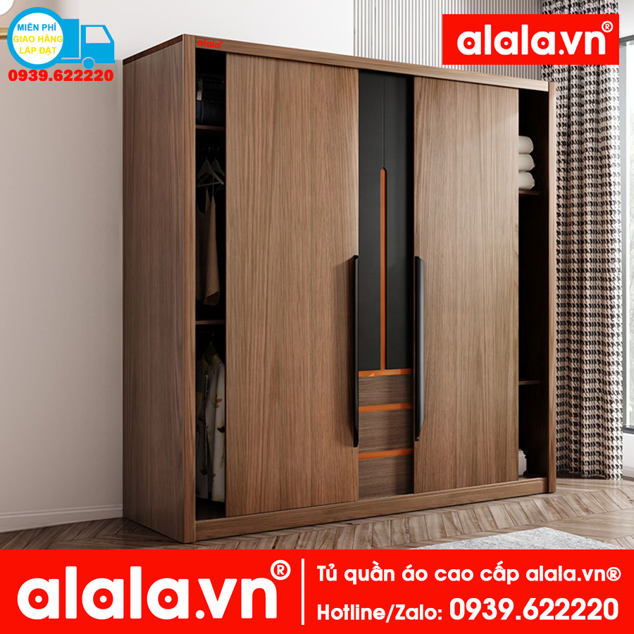 Tủ quần áo Cao Cấp alala.vn - Thương hiệu alala.vn (1m8 x2m)