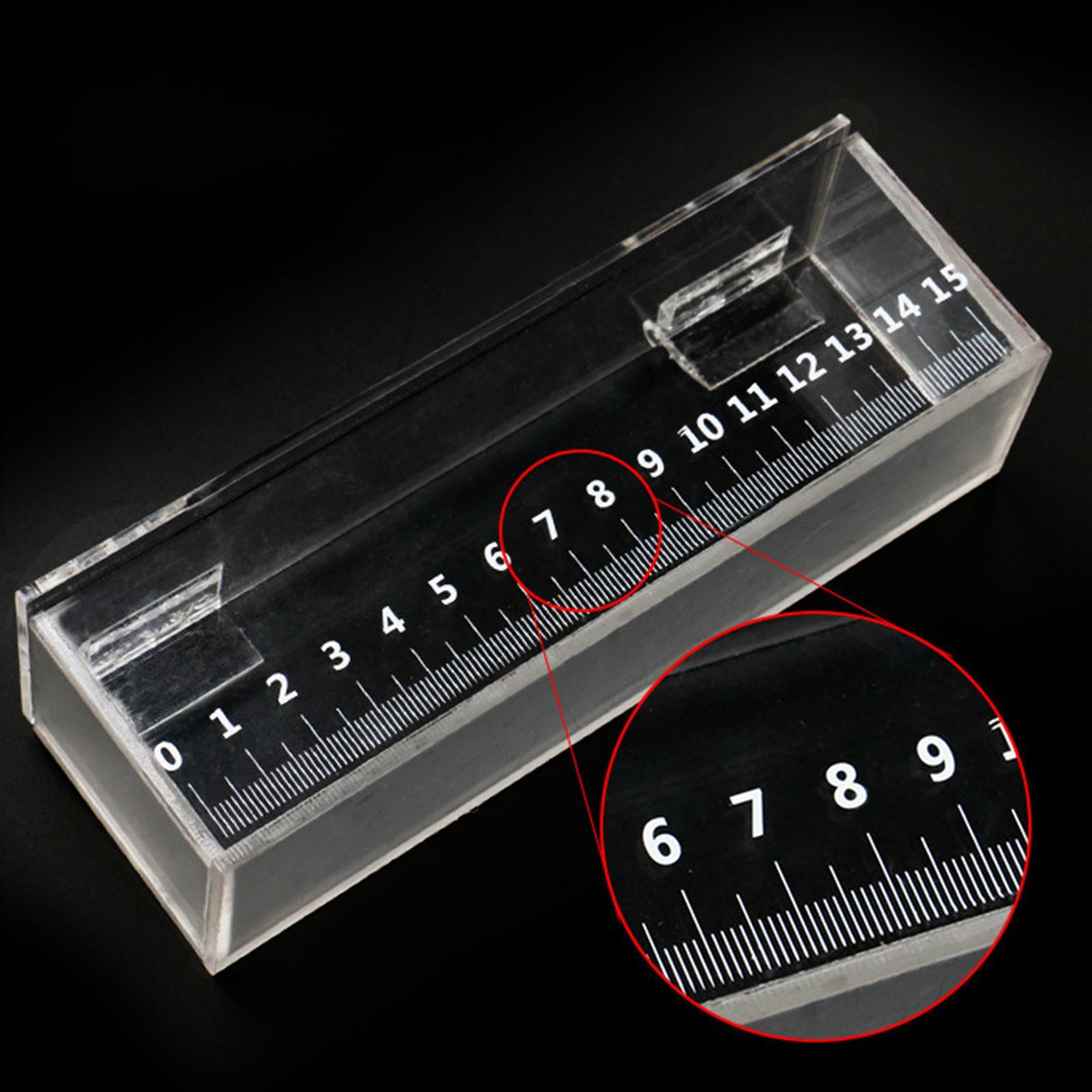 Fish Viewing Box Acrylic Small Holder Mini Aquarium Clear Fishing Photo Tank