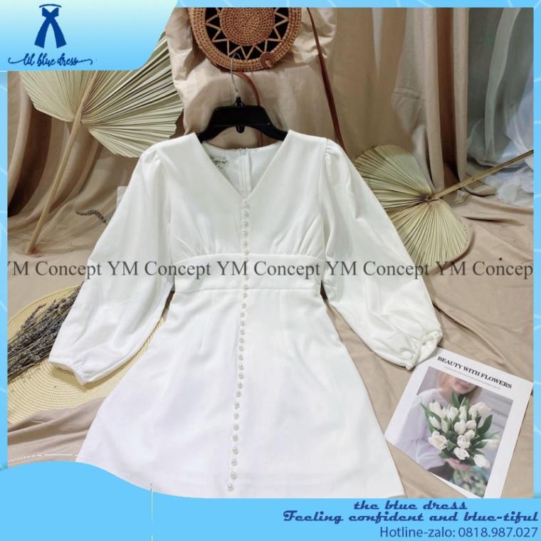 QUẢNG CHÂU CAO CẤP Đầm Dự Tiệc Trắng Cổ Tim Tay Phồng lady bigsize công chúa tiệc cưới giá rẻ đẹp size lớ