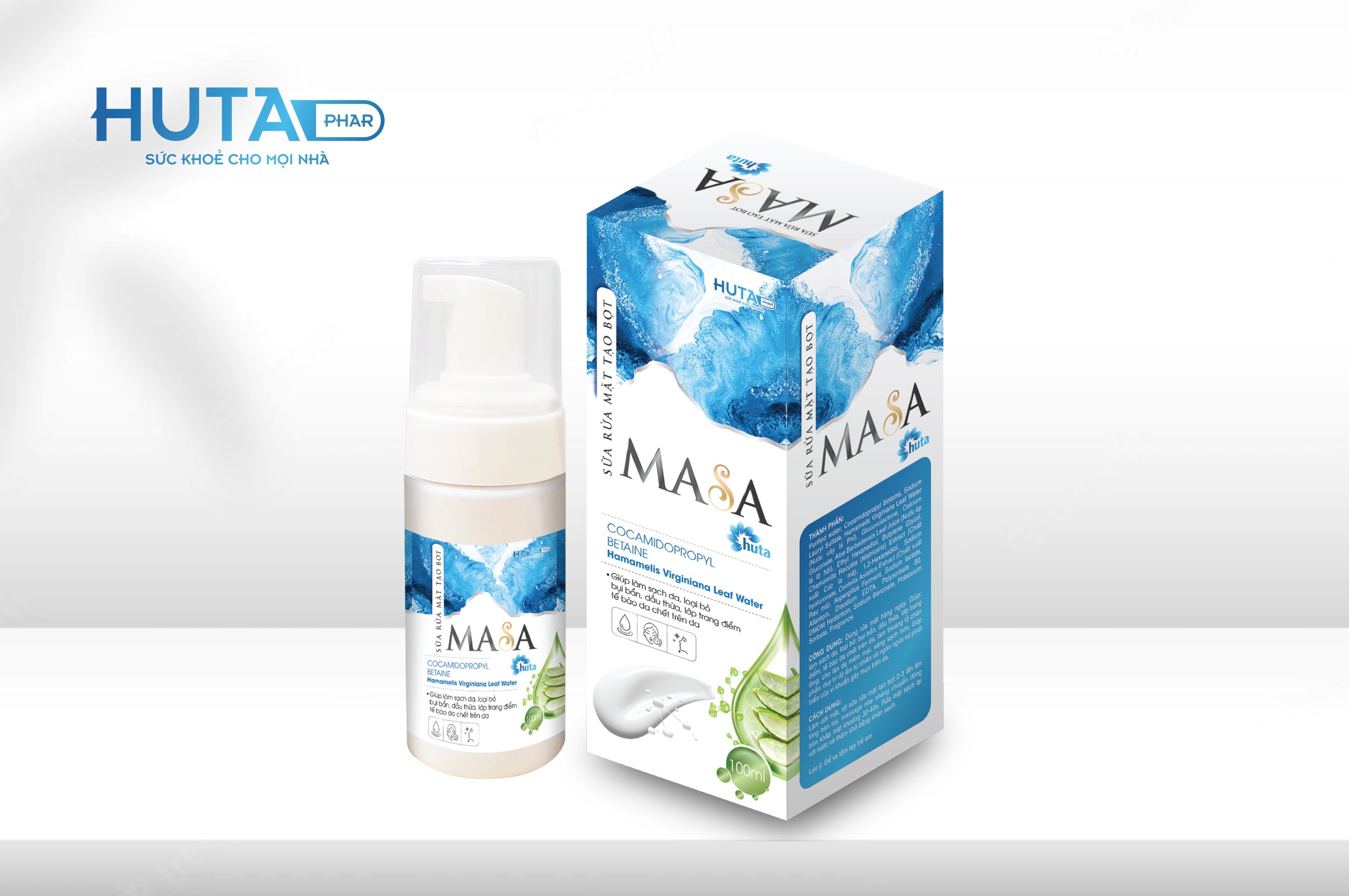 Sữa rửa mặt tạo bọt MASA giúp làm sạch da 100ml