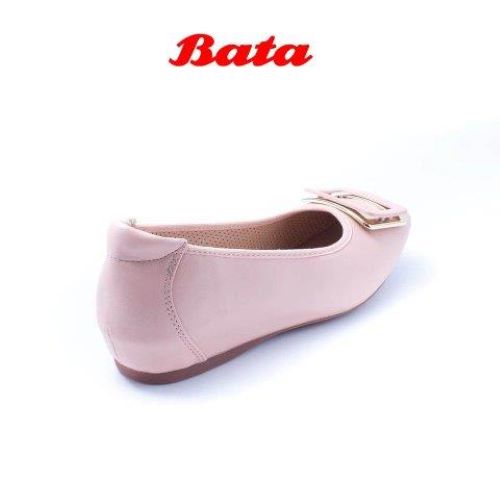 Giày bệt nữ giấu gót màu hồng Thương hiệu Bata 551-5680