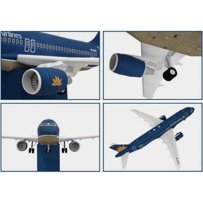 Mô hình giấy máy bay AIRBUS 320 tỉ lệ 1/72