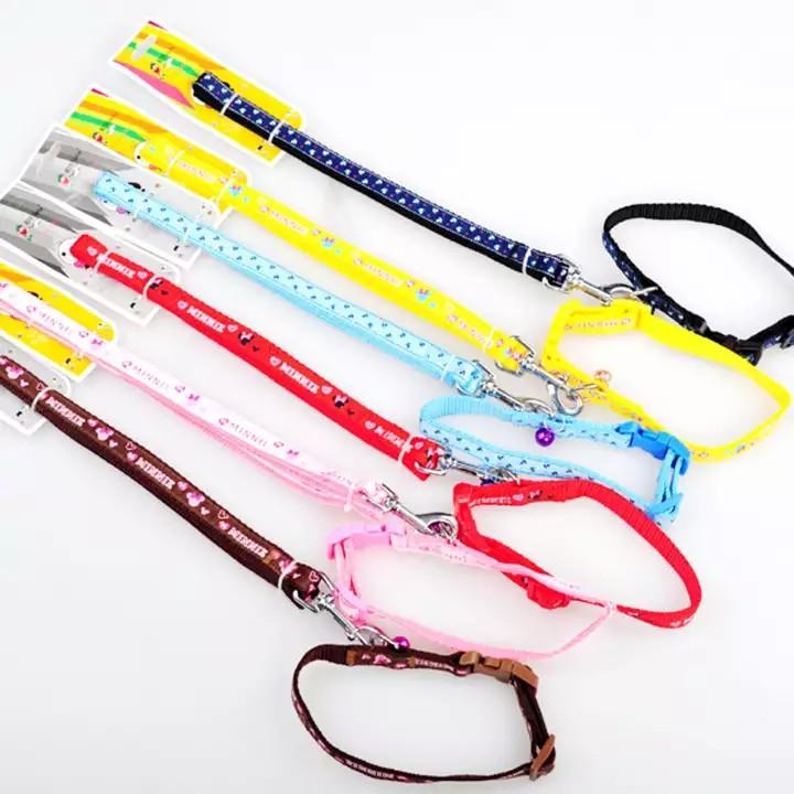 Dây dắt cho chó mèo nhỏ loại vải dày 2 lớp dây xích chó bằng vải - Lida Pet Shop