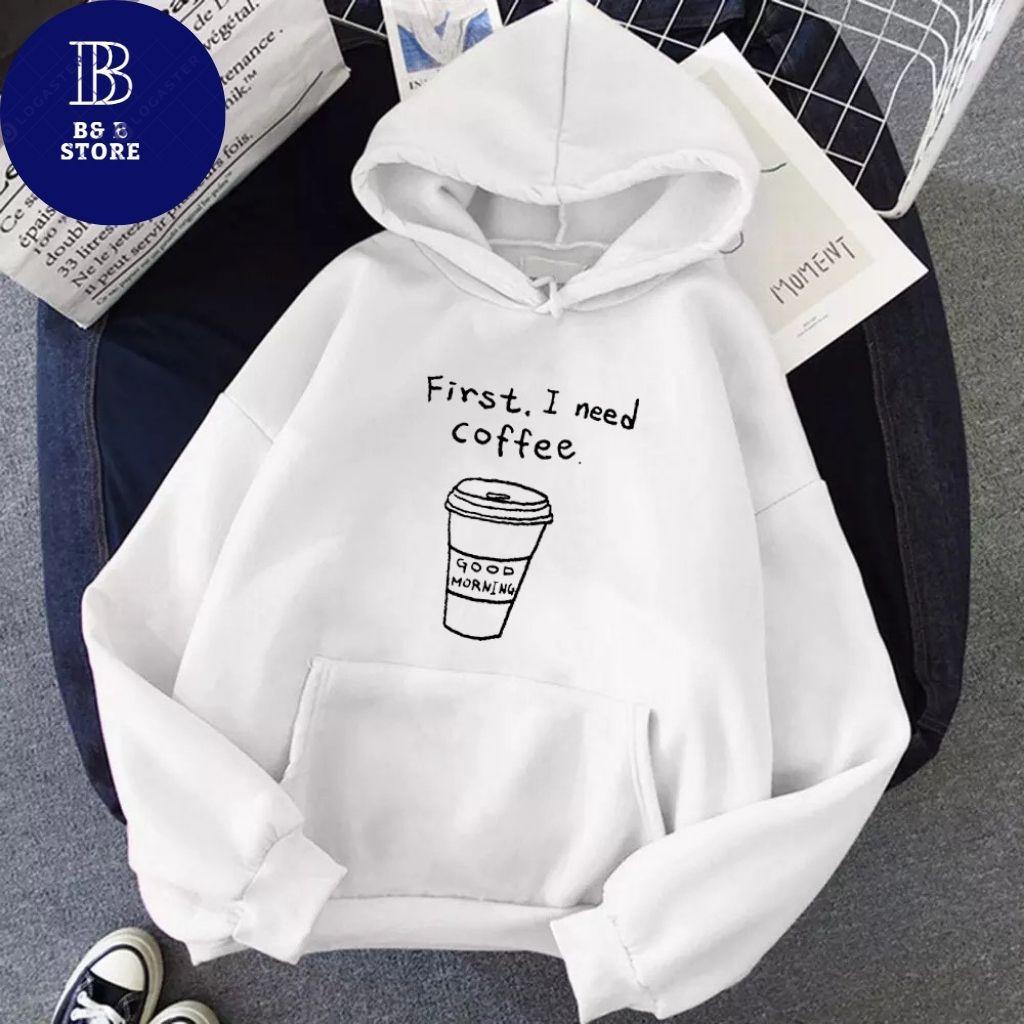 ÁO KHOÁC HOODIE NỈ UNISEX COFFEE FORM RỘNG NAM NỮ NHIỀU MÀU CỰC ĐẸP