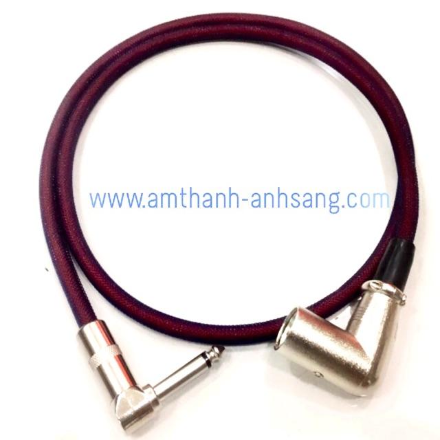 Dây tín hiệu rắc XLR cong rs 6.35mm