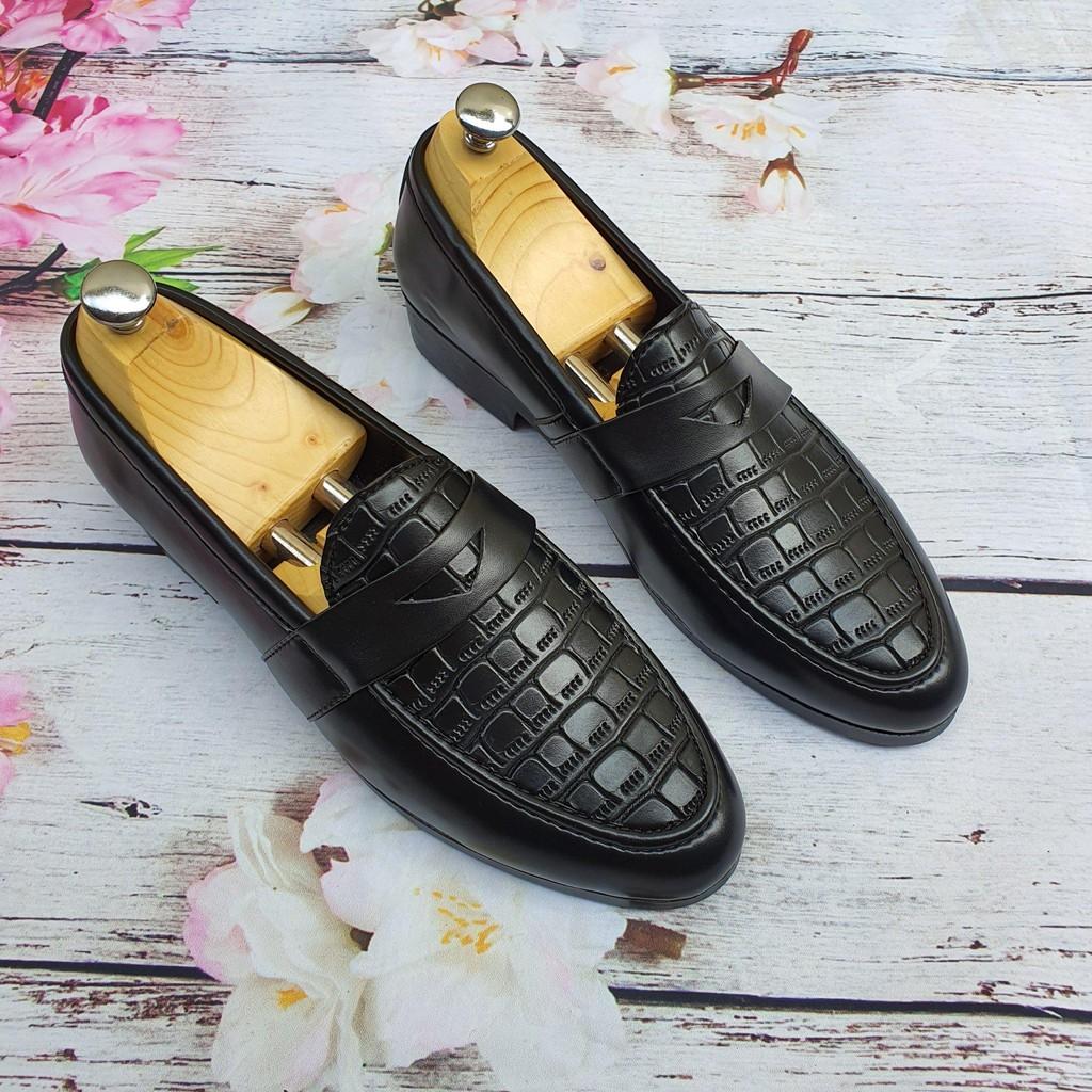 GIÀY TÂY NAM LỊCH LÃM DA DẬP VÂN