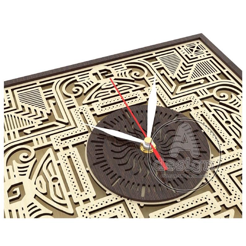 Đồng hồ gỗ treo tường decor trang trí