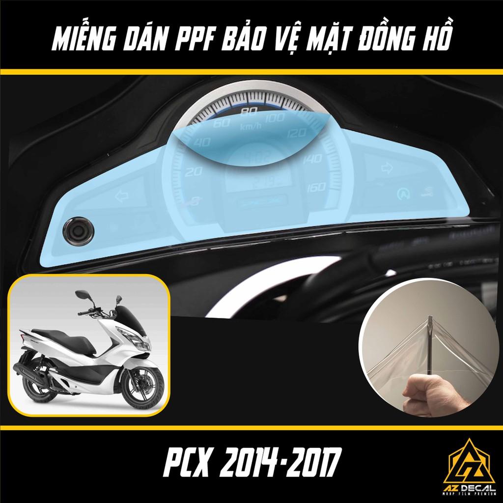 Miếng Dán PPF Bảo Vệ Mặt Đồng Hồ Xe PCX 2014-2017 | Chất Liệu Film PPF Nhập Khẩu