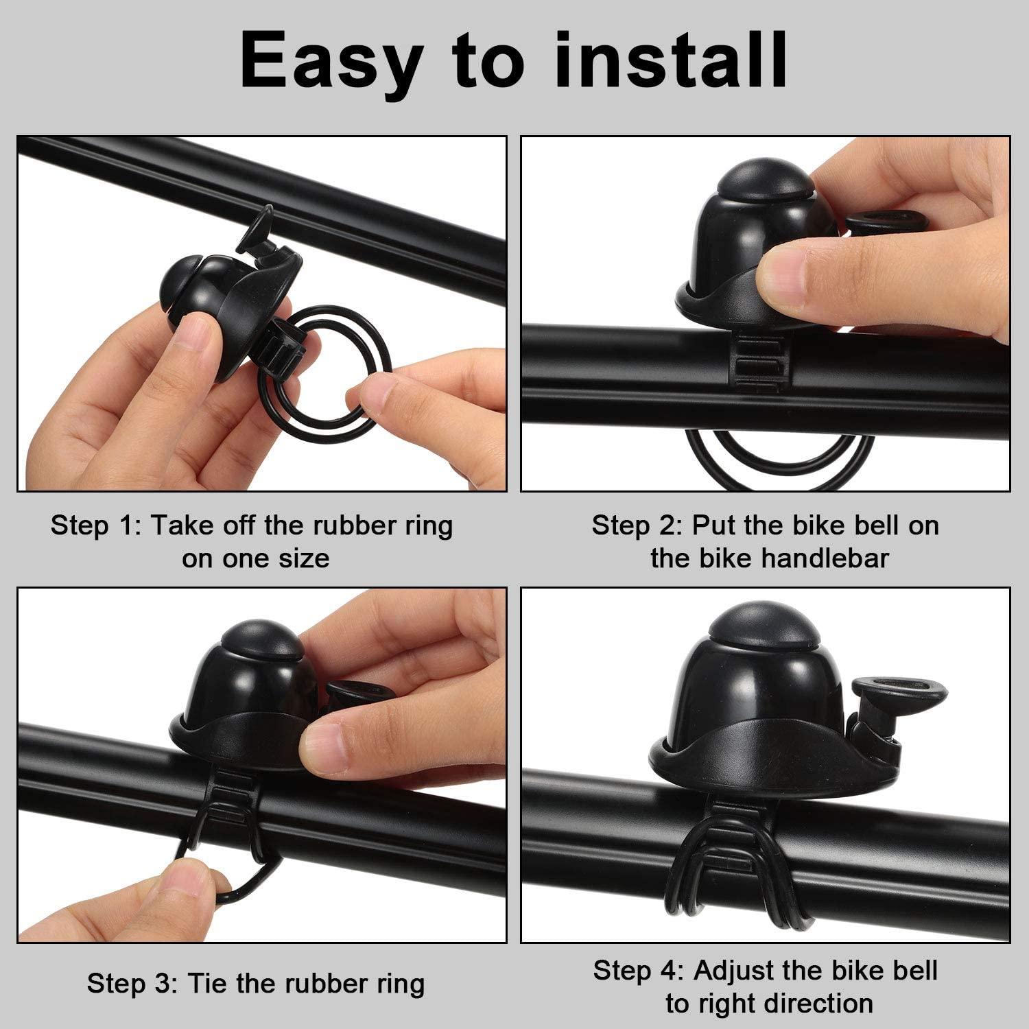 Chuông xe đạp 2 mảnh Chuông xe đạp Chuông xe đạp có thể điều chỉnh Xe đạp nhôm