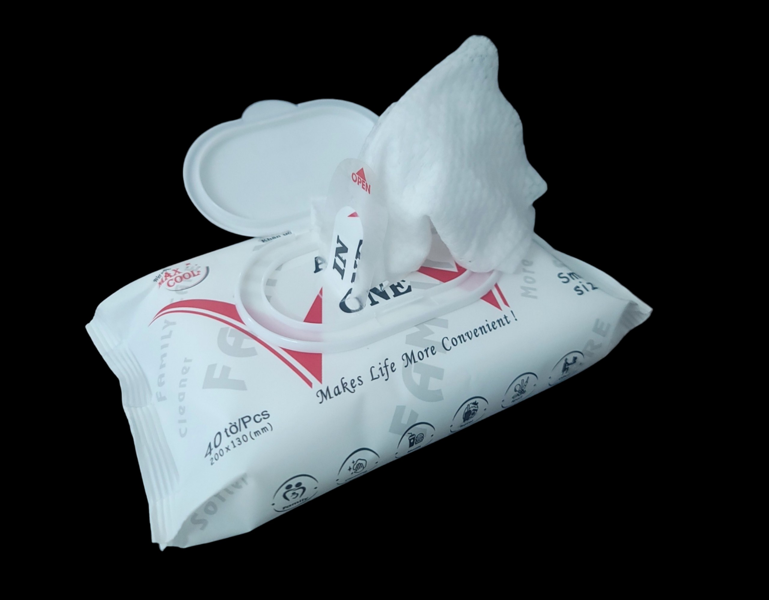 Khăn Ướt All In One 40 Tờ