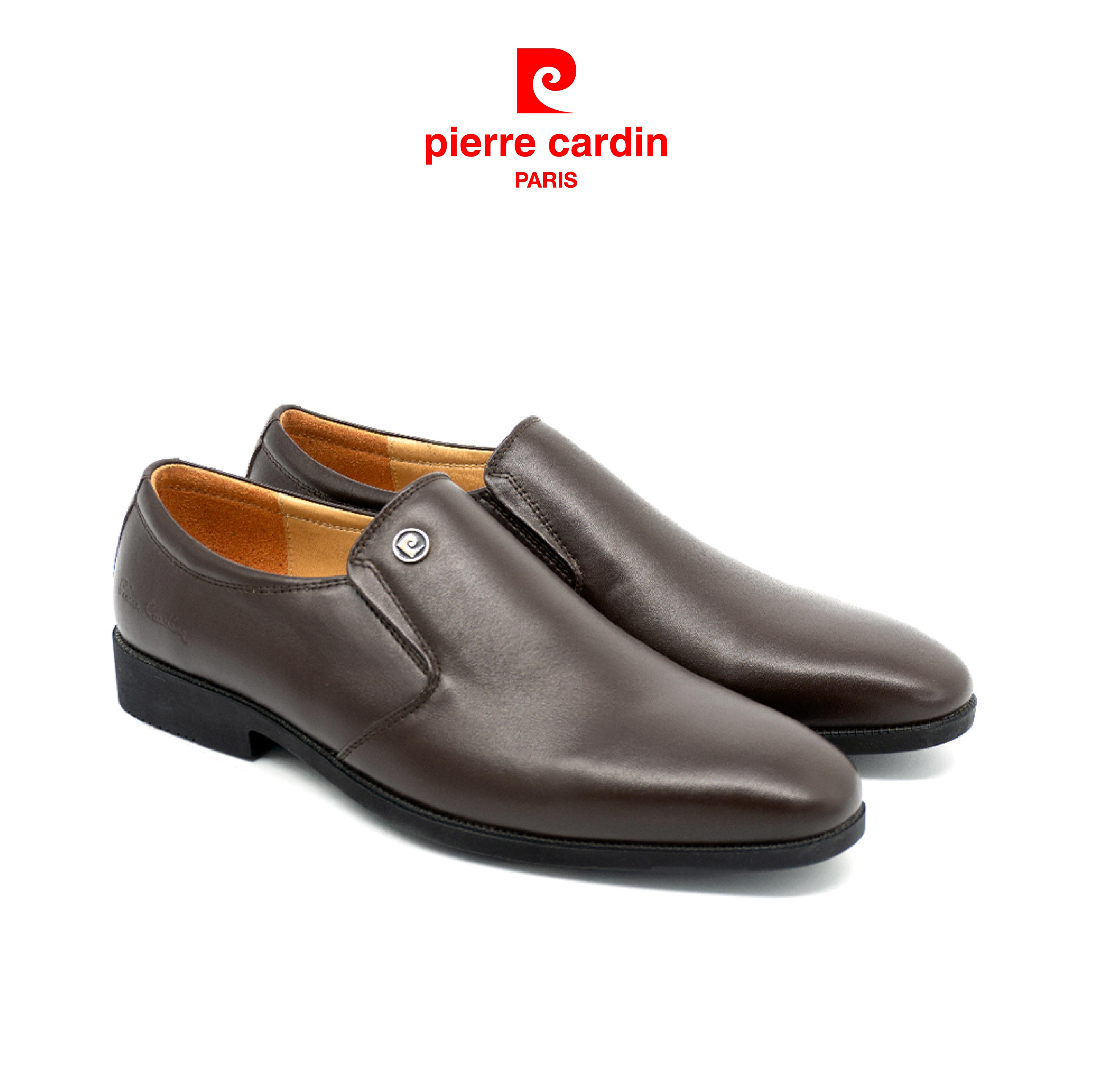 Giày Da Pierre Cardin Penny Loafer - PCMFWLC089BRW màu nâu