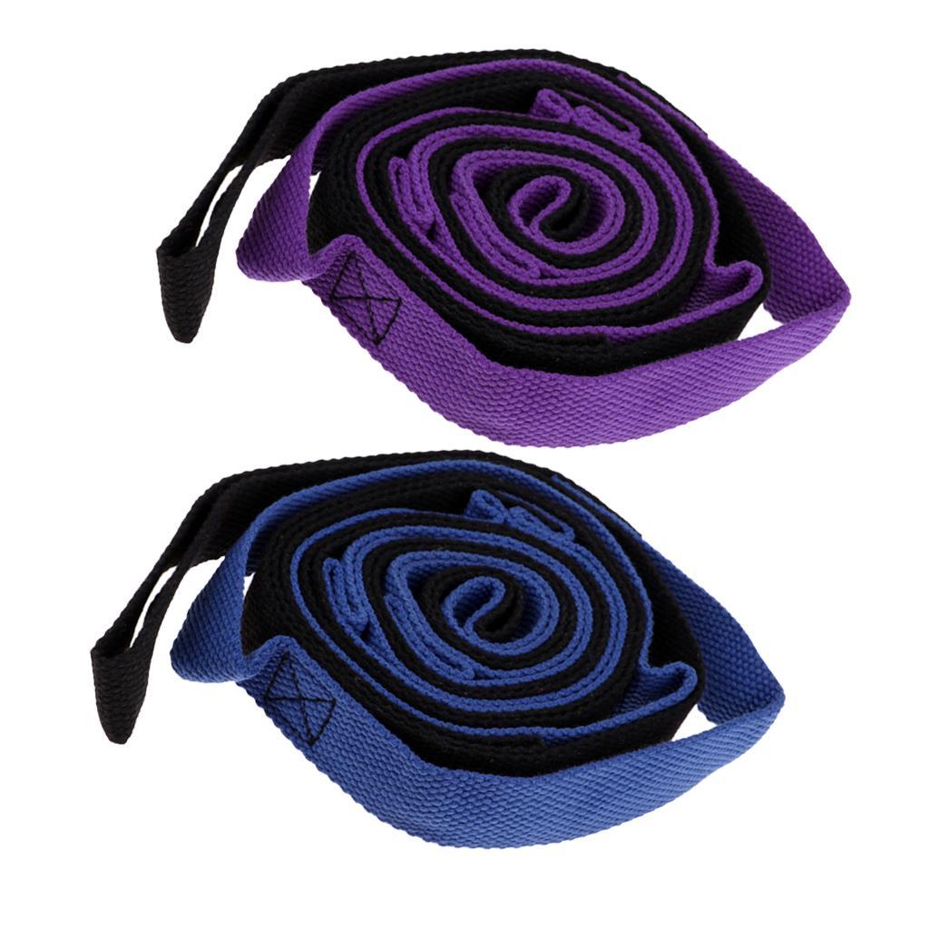 2 Pieces 200cm 8 Loops Yoga Daisy Chain Ropes Sling Straps for Hammock