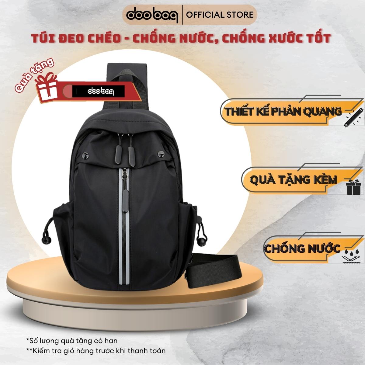 Túi đeo chéo nam thiết kế đeo chéo tiện lợi Doo Bag chất liệu nylon chống kháng nước bền đẹp