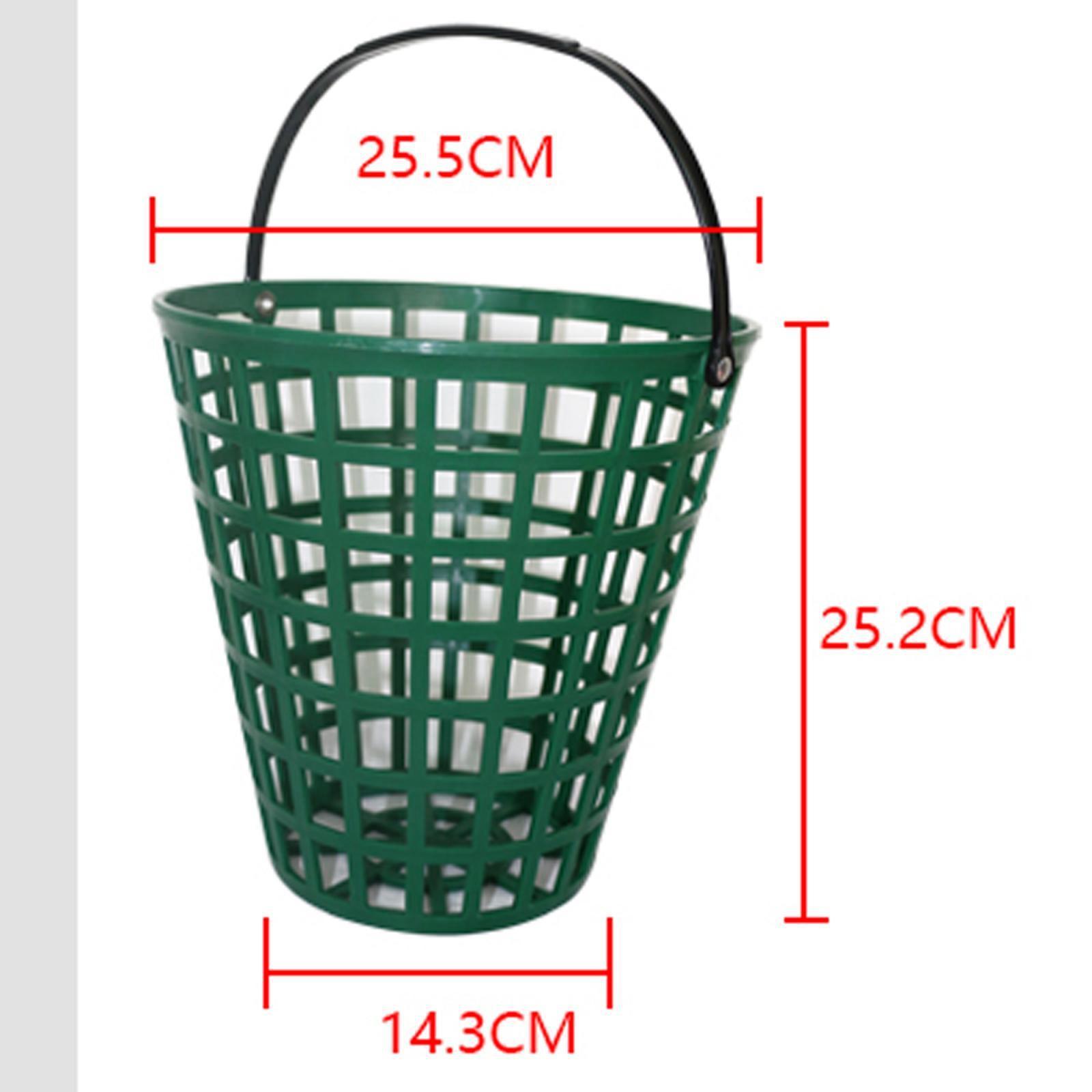 2xSolid Golf Ball Basket Golf Range Bucket Storage Organizer Holds 100 Balls