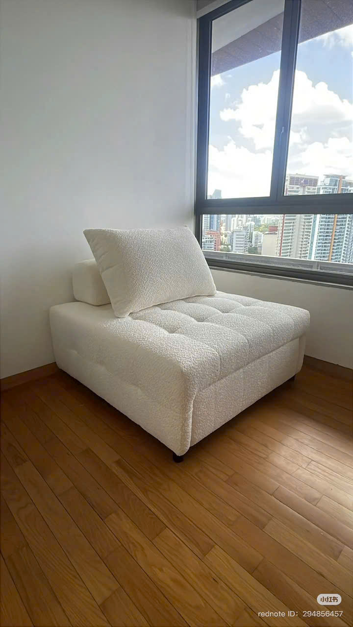 Sofa giường kéo mini tiện lợi Juno Sofa KT 1m x 1m, kéo dài 1m x 1m9