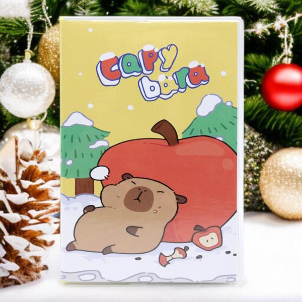 Sổ Capybara Christmas A6 - Kẻ Ngang - 120 Trang 100gsm - The Sun 02