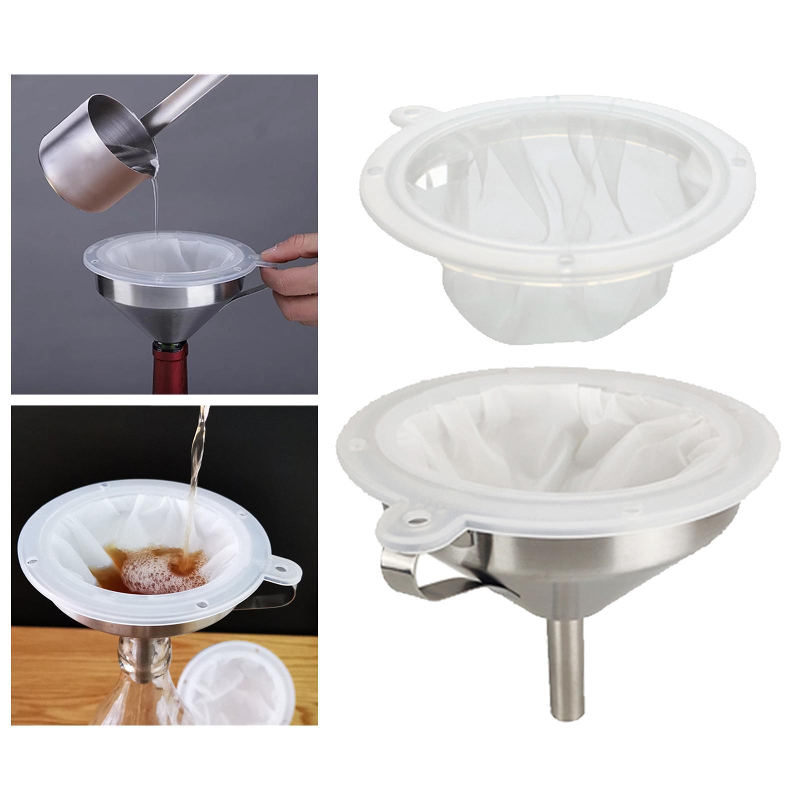 Food Grade Food Filter Strainer with 200 Mesh and 100 Mesh for Transferring