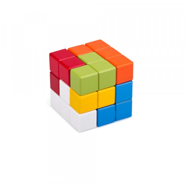 ĐỒ CHƠI GỖ - Bộ Đồ Chơi Xếp Rubik 7 Màu Winwintoys 60132 - Kích Thích Trí Não, Tạo Cho Bé Sự Khéo Léo Nhanh Nhạy