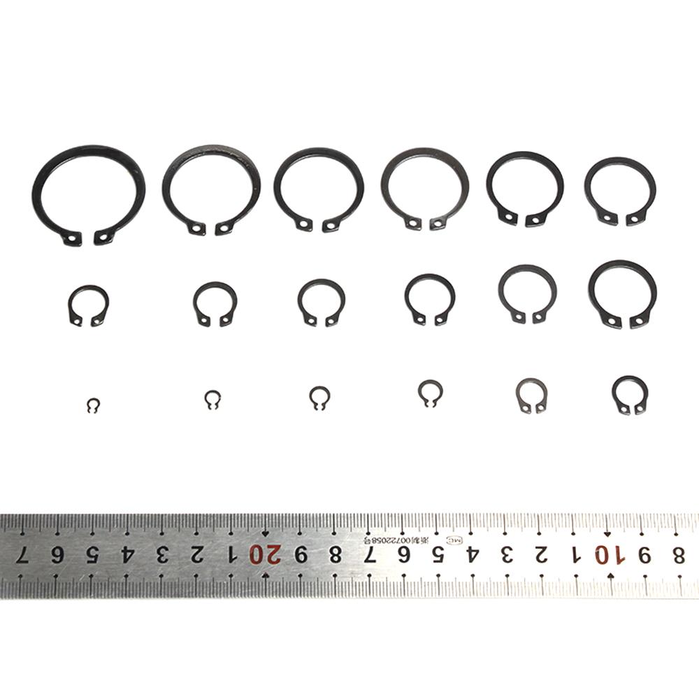 300pcs Snap Ring External Circlip Assortment Kit Set with Storage Box Poratble