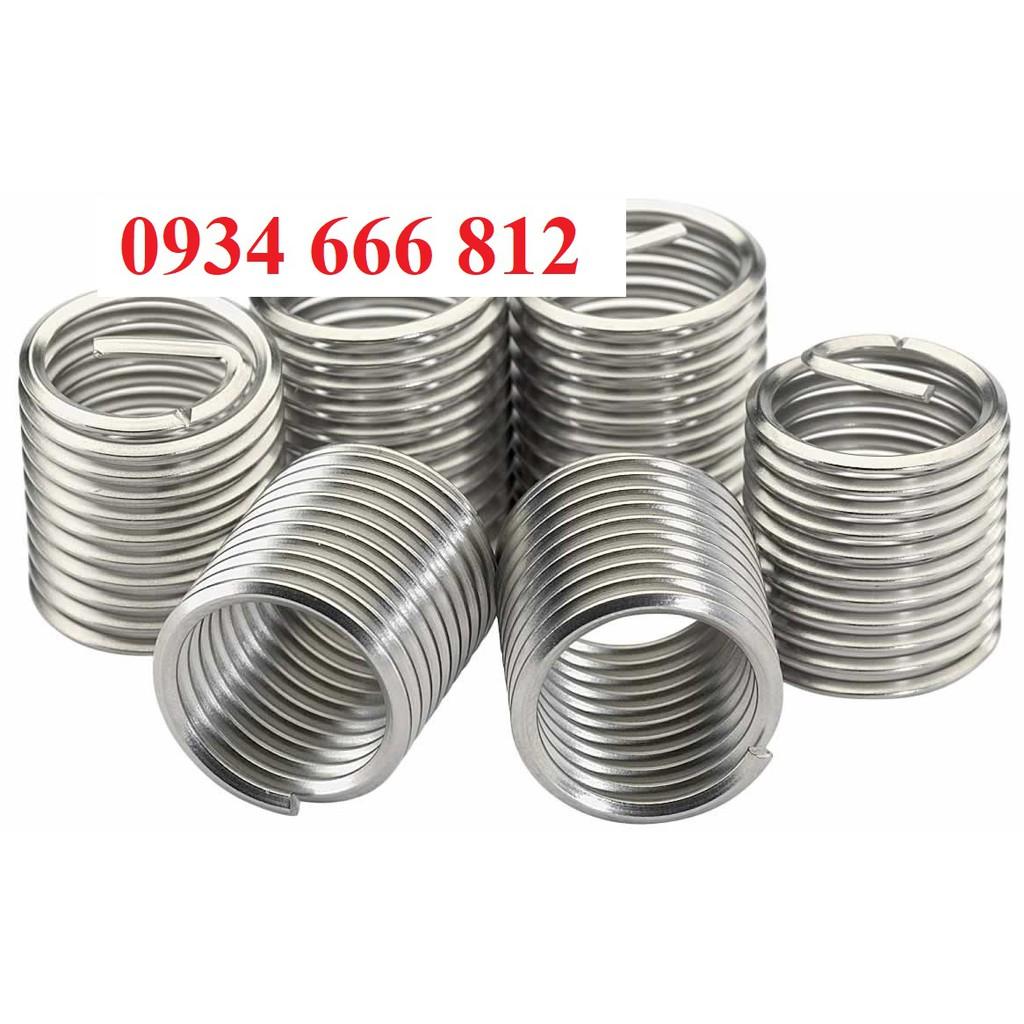 Combo 100c ren cấy helicoil M2, M2.5, M3,M4 chất liệu inox 304