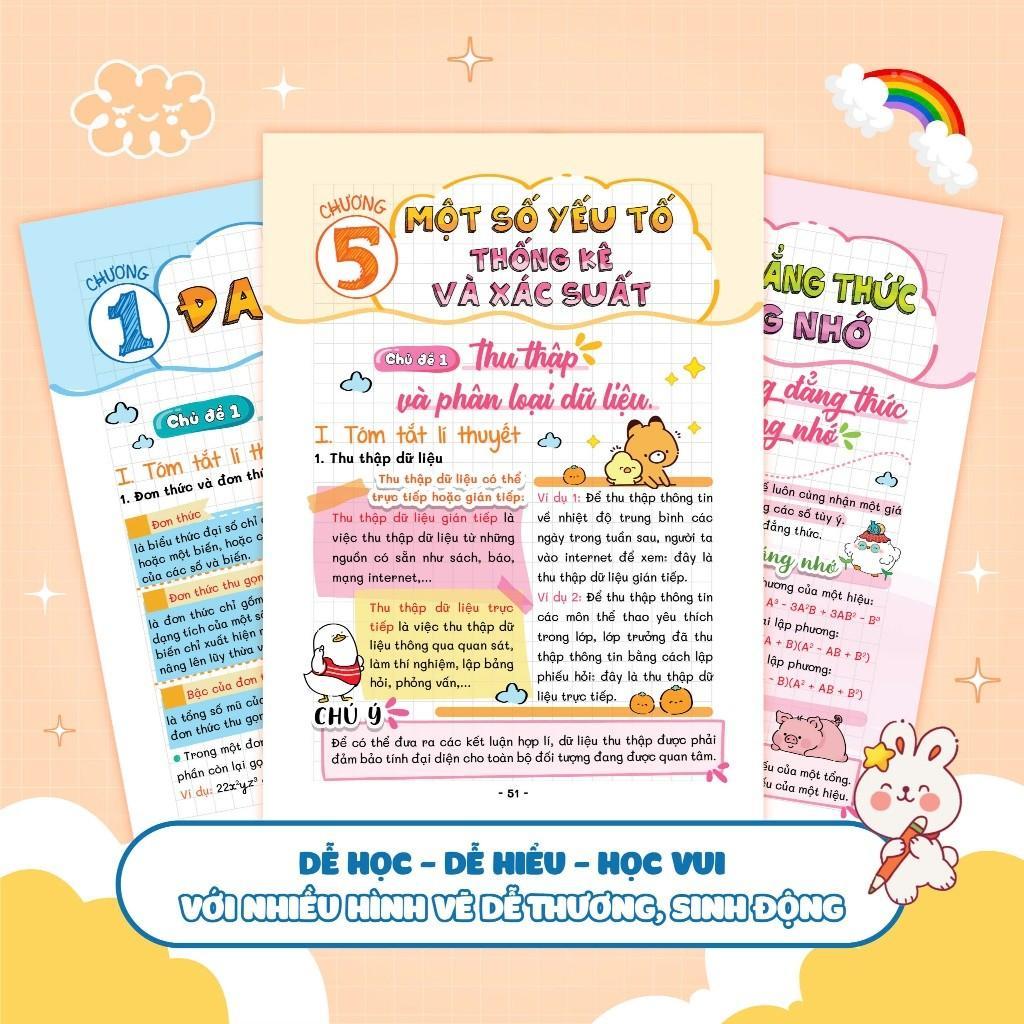 Sách - Takenote - Sổ Tay Kiến Thức Và Dạng Toán Lớp 8 - Megabook